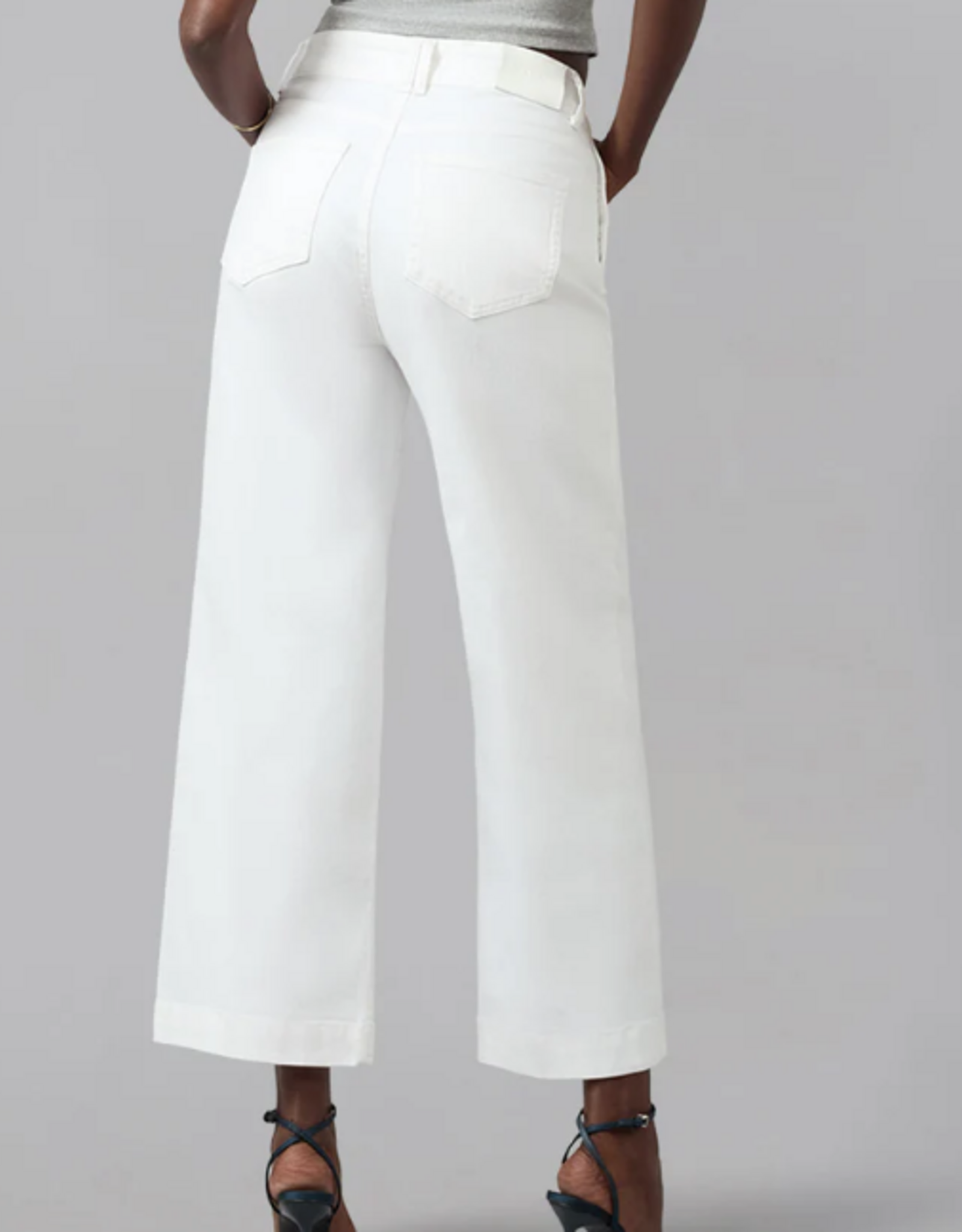 Lola Jeans Lola COLETTE Off White  High Rise Wide Leg Jean