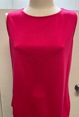 Sharon Young Inc Multiples Candy Pink High Neck Tank Top