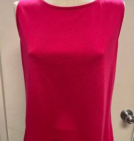 Sharon Young Inc Multiples Candy Pink High Neck Tank Top