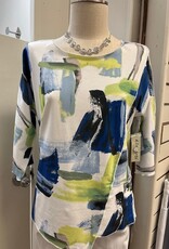 Sharon Young Inc Ala Carte Dolman Sleeve Printed Knit Top