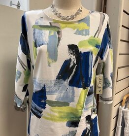 Sharon Young Inc Ala Carte Dolman Sleeve Printed Knit Top