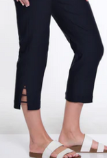 Sharon Young Inc Slimsation Midnight  Crop Pant  W Strap Hem Detail