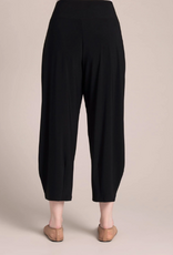 Sympli Sympli  Black Soffio Crepe Narrow Lantern Pant