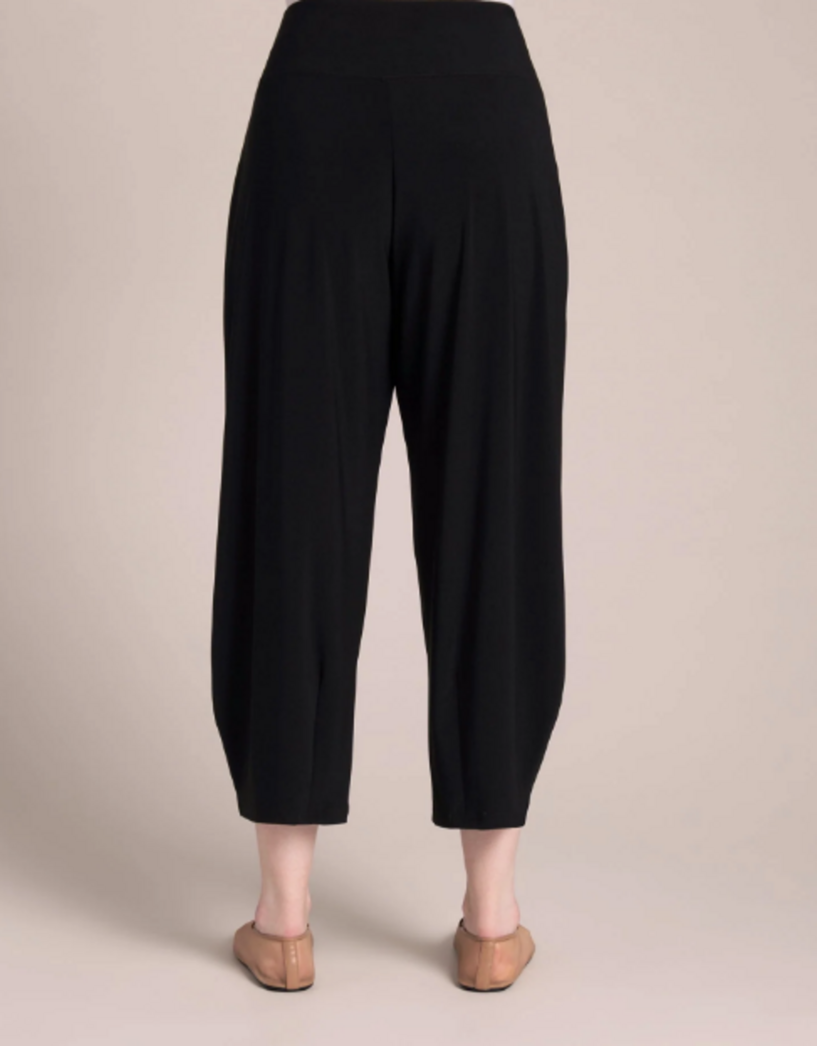 Sympli Sympli  Black Soffio Crepe Narrow Lantern Pant