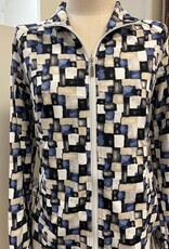 Beachtime Beach Time KLNE  Kaleidoscope Print  Zip Up L/S  Jacket