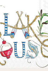 Boston International Lake Life Cocktail Napkin