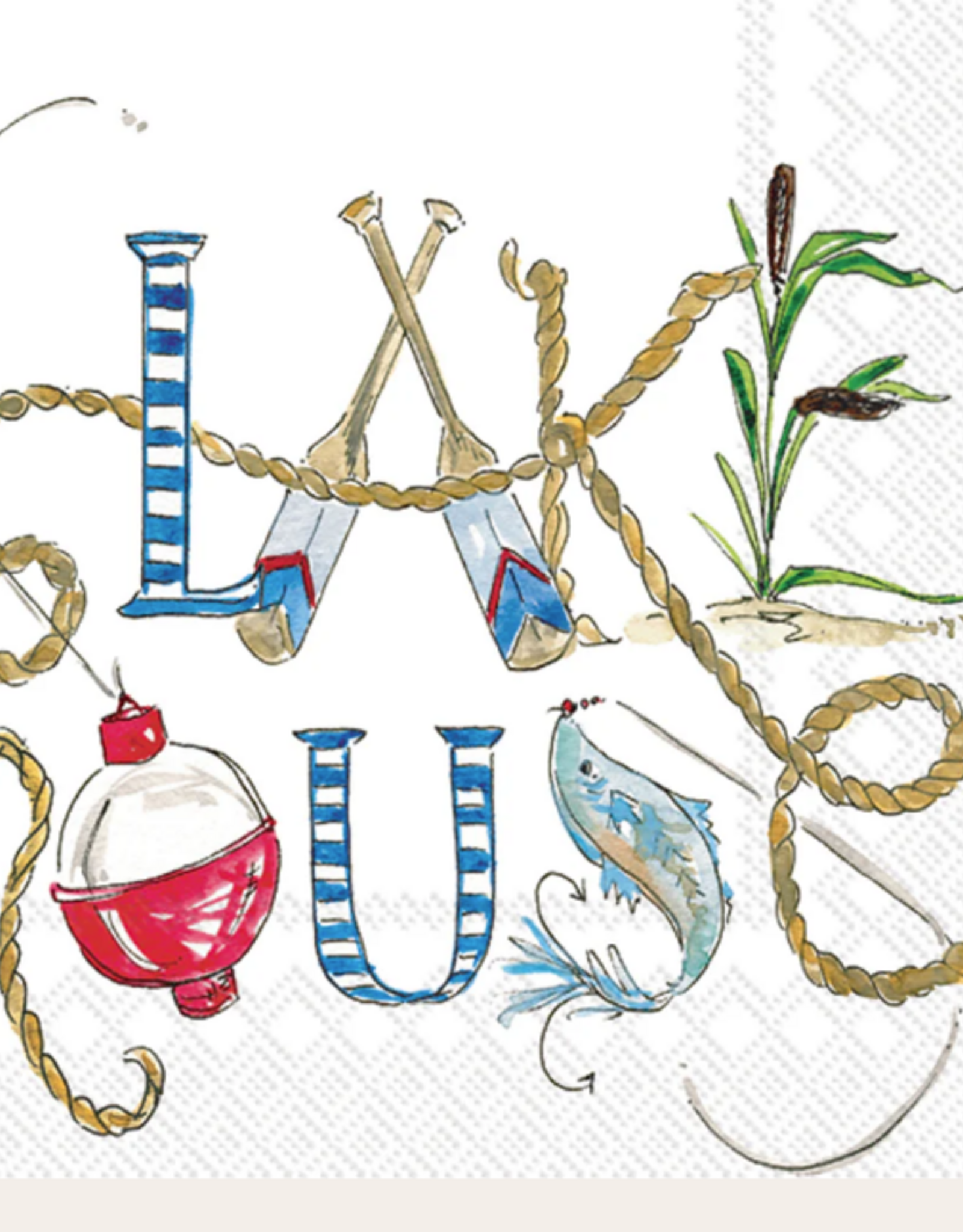 Boston International Lake Life Cocktail Napkin