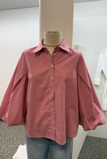 APNY APNY Red/WHT Check Button Up Shirt