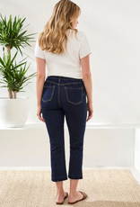 Tribal Tribal Rinse Blue Sophia Curvy Micro Flare Jean