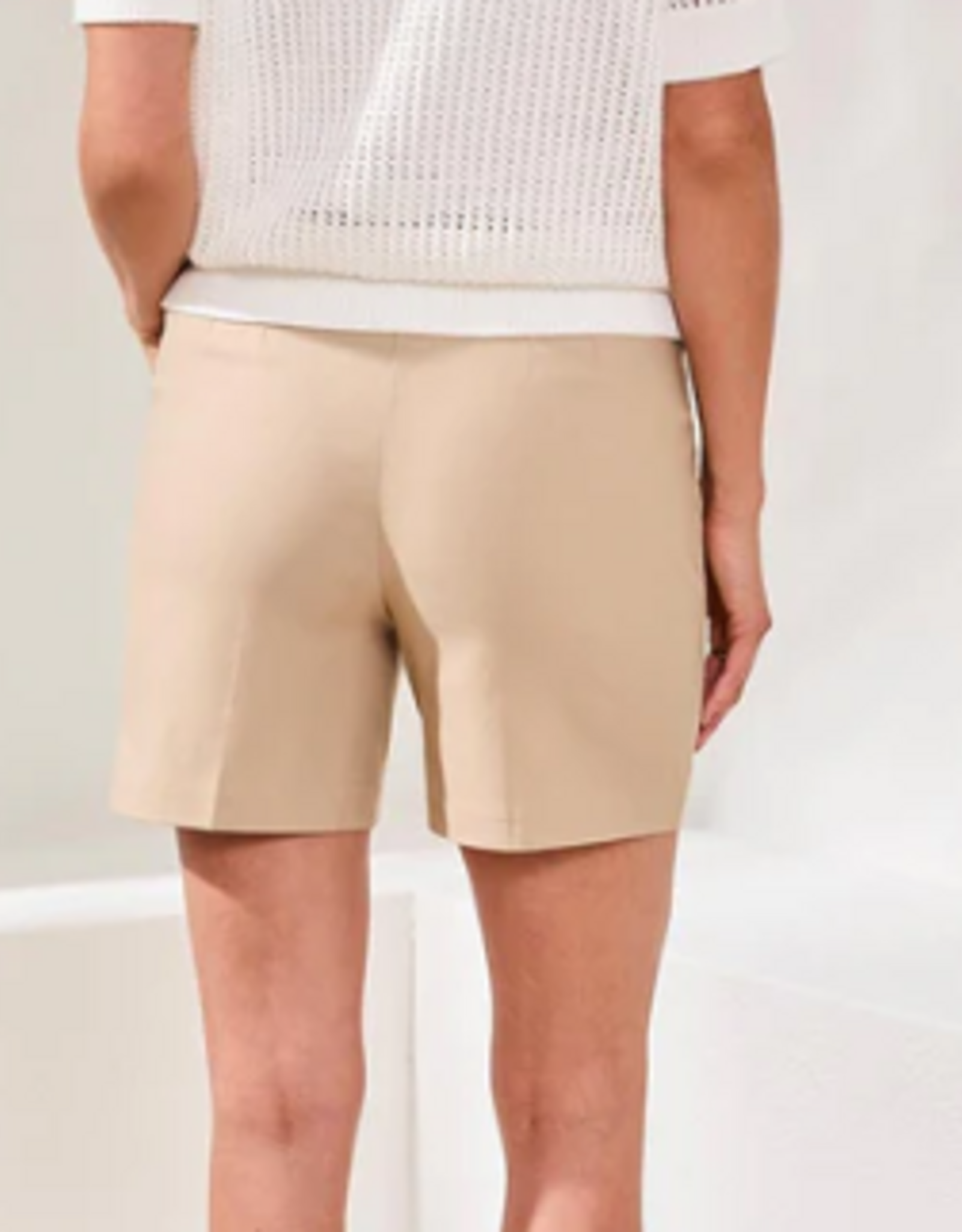 Tribal Tribal Beach  Flatten It® Button-Front Pull-On Shorts