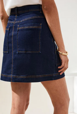 Tribal Tribal Rinse Denim Audrey Pull On Skort