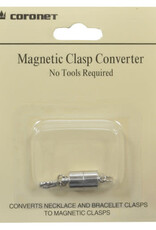 Coronet Jewelry Co Coronet Gold/Silver Barrel Magnetic Clasp for Necklace
