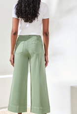 Tribal Tribal Moss High Rise Fly Front Palazzo Pant