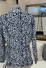 Lulu B Lulu B Leopard Print Zip Up Jacket