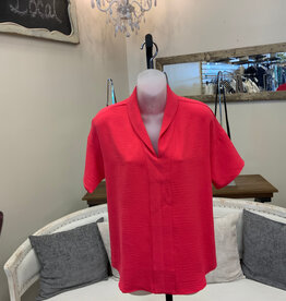 Renuar RenuarTerracotta S/S V-Neck Top