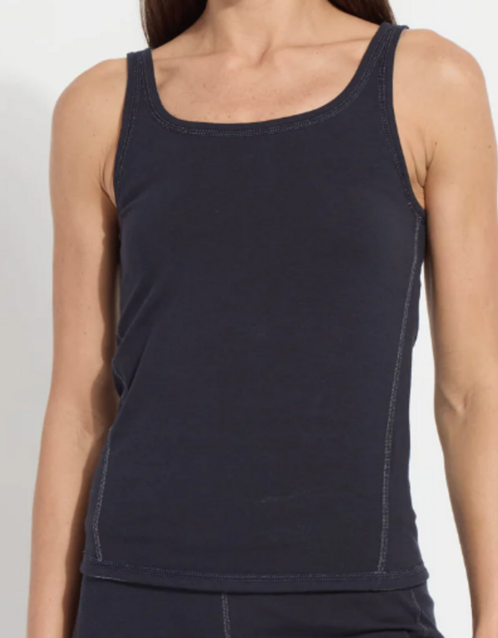 Lysse Lysse  Navy/Grey Reversible Sleeveless Tank