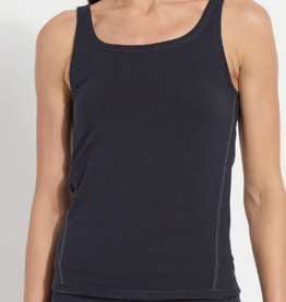Lysse Lysse Navy/Grey Reversible Sleeveless Tank