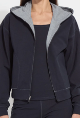 Lysse Lysse Navy/Grey  Reversible Long Sleeve Hoodie