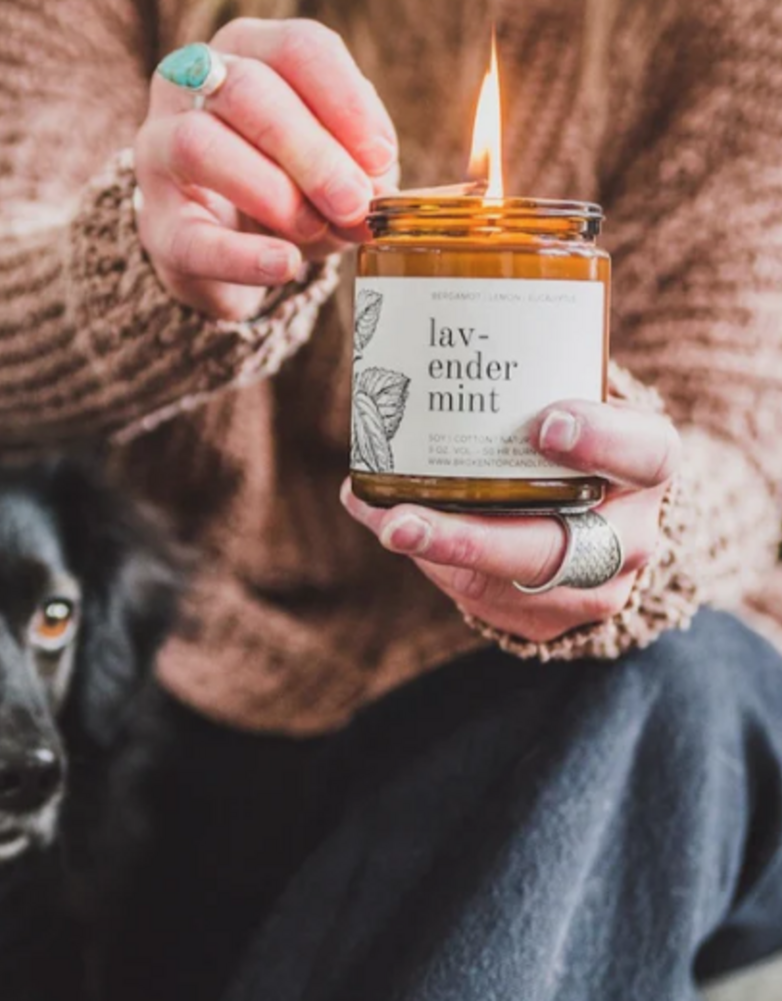 Broken Top Broken Top Lavender Mint 9oz Soy Candle