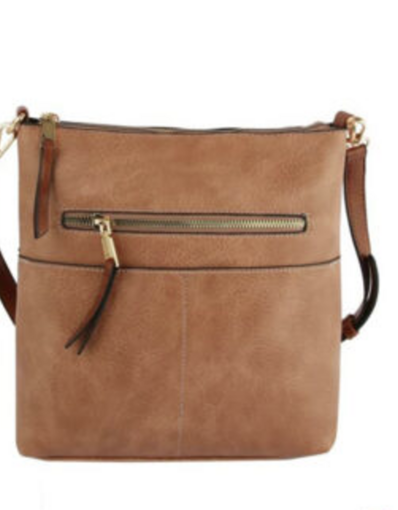 Coronet Jewelry Co Coronet 39004 Dark Blush Crossbody w/Brown Strap