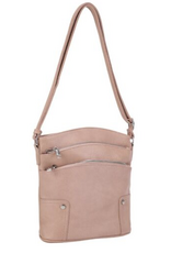 Coronet Jewelry Co Coronet Blush  Zip Crossbody w/ Strap