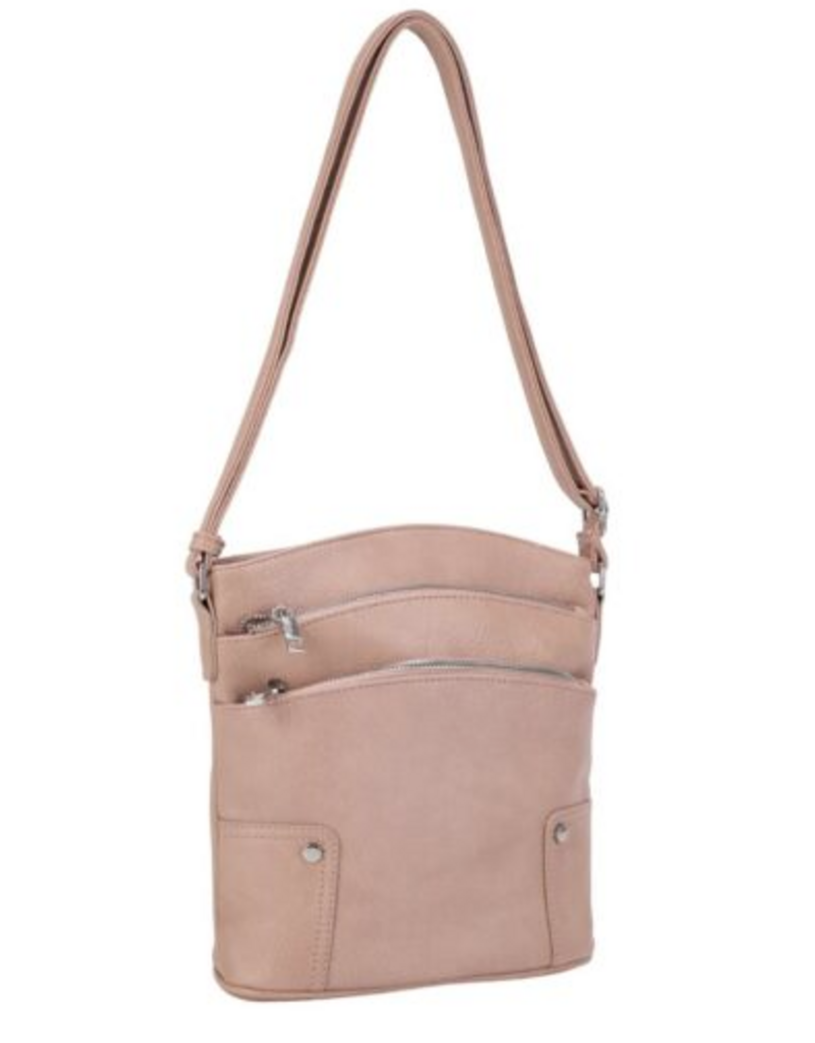 Coronet Jewelry Co Coronet Blush  Zip Crossbody w/ Strap