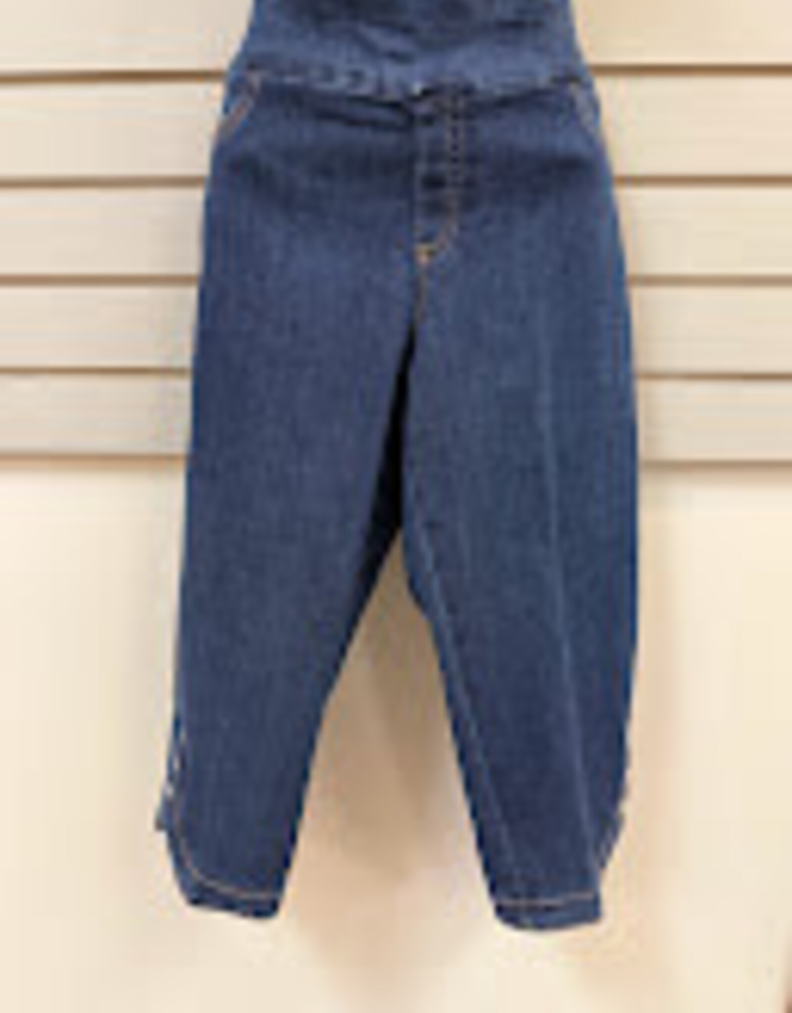 N Touch N Touch Dark Denim Pull On  Button Detail  Diva Petite Capri