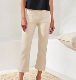 Tribal Tribal Canvas 5PKT Pull On Kick Flare Capri