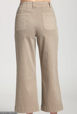 Tribal APNY Mocha Cropped Wide Leg Pant