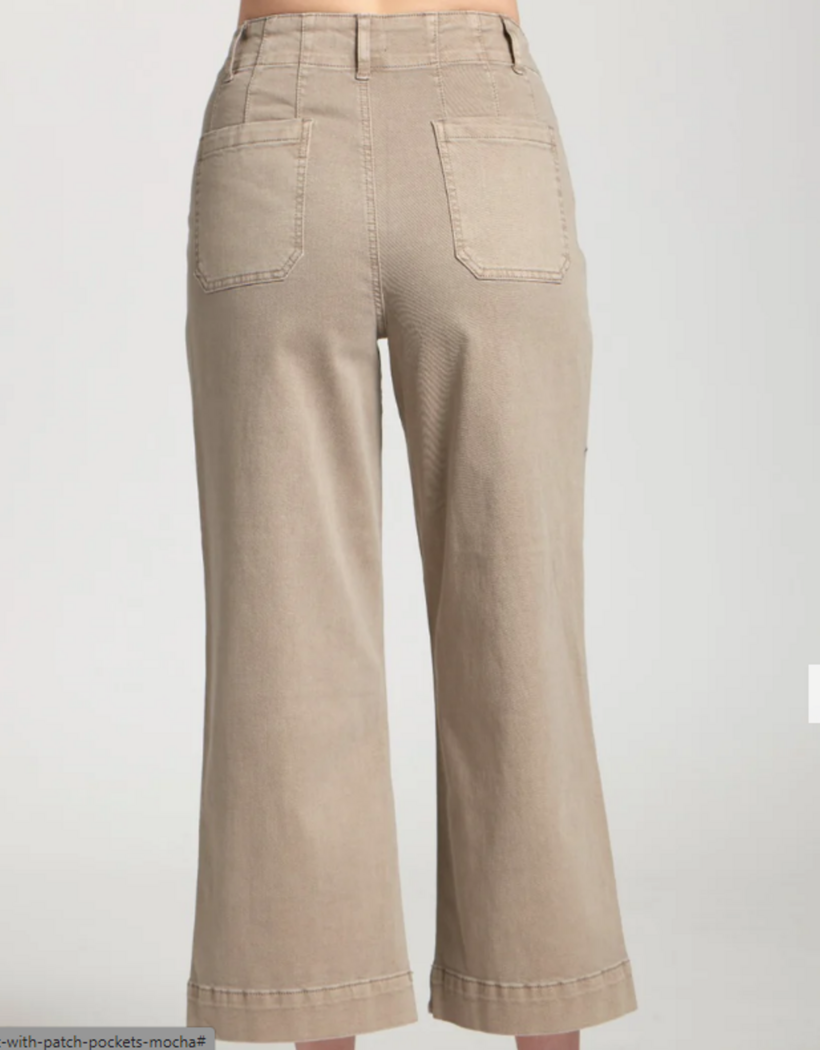 Tribal APNY Mocha Cropped Wide Leg Pant