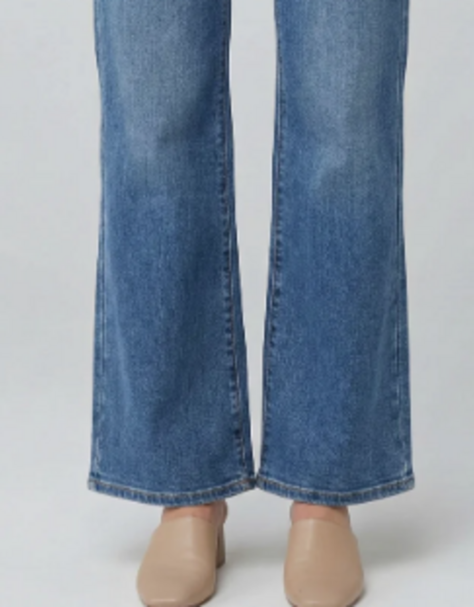 Tribal APNY Medium Indigo Mid-Rise Mini Boot Jean