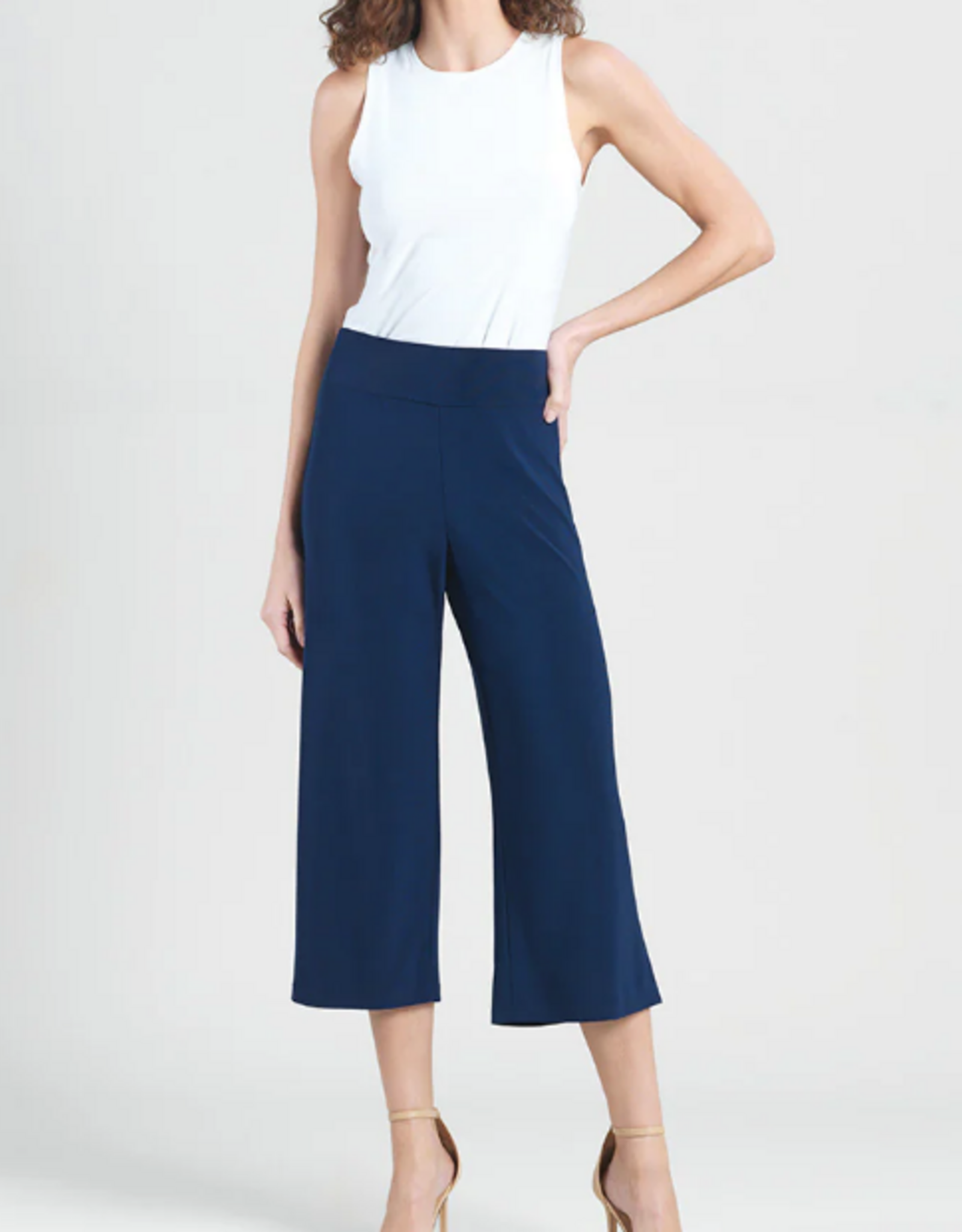 Clara Sun Woo Clara Sun Woo Navy Pull On Knit Gaucho