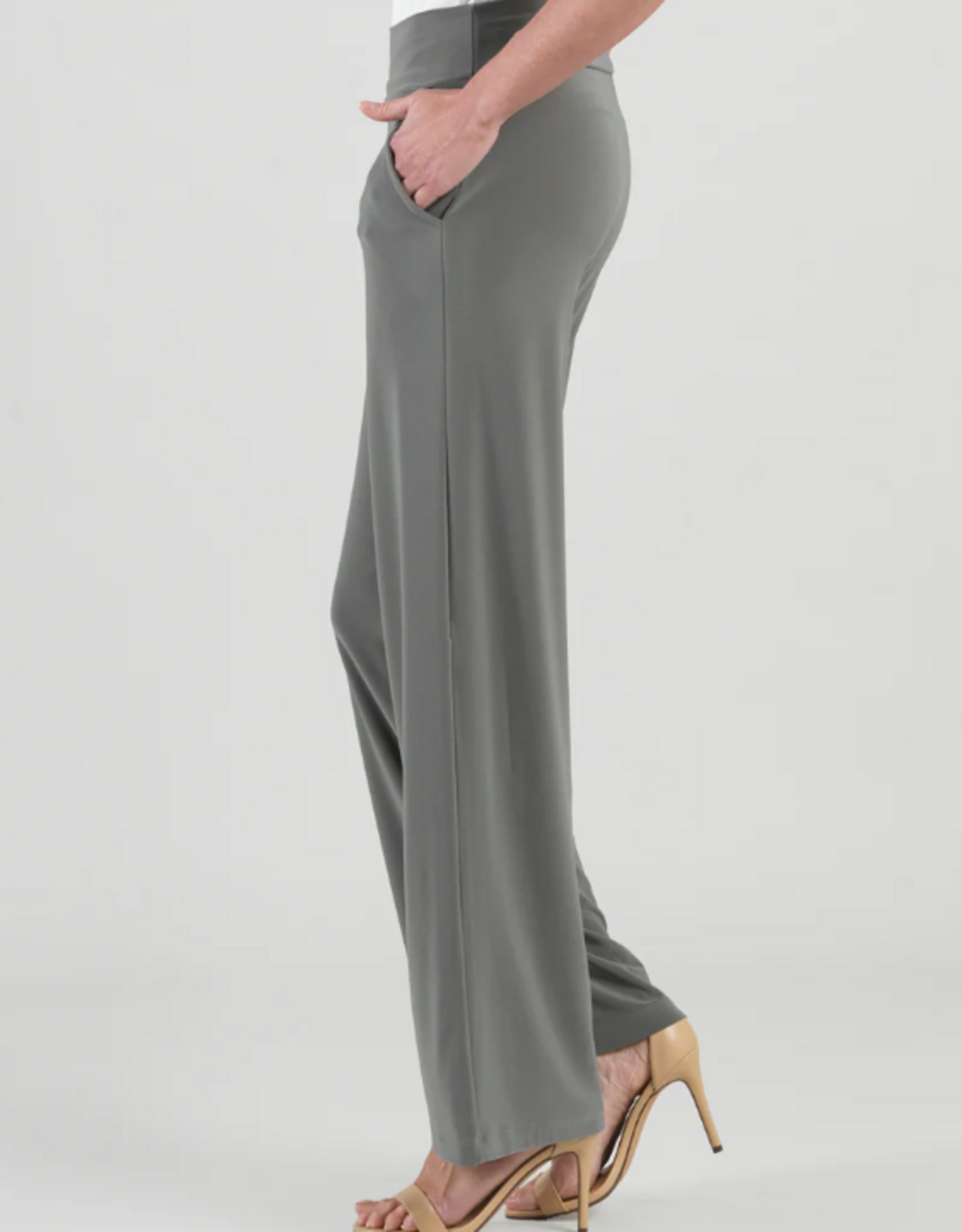 Clara Sun Woo Clara Sun Woo Olive Pull On Knit  Pant