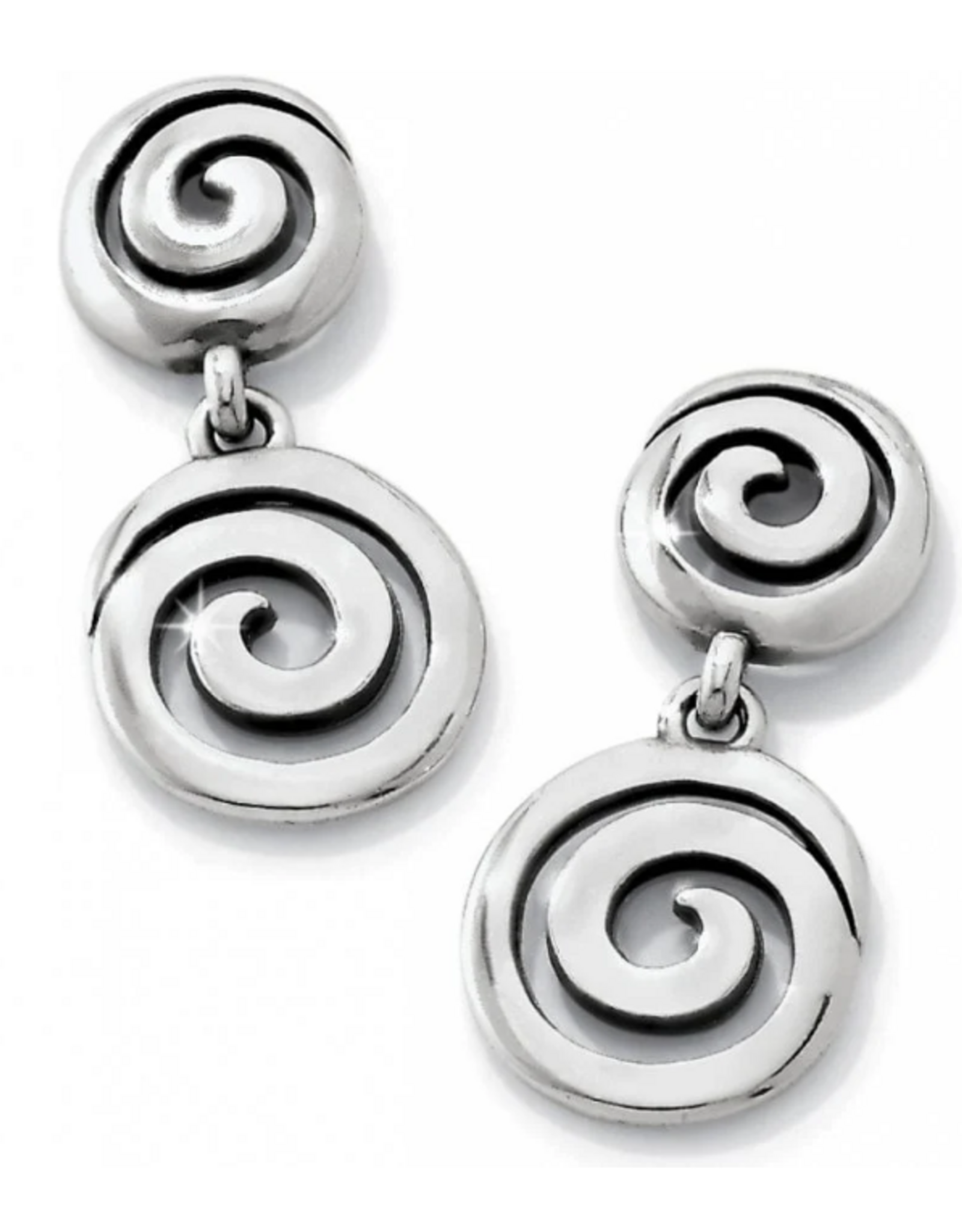 Brighton Brighton Silver Vertigo Post Drop Earrings