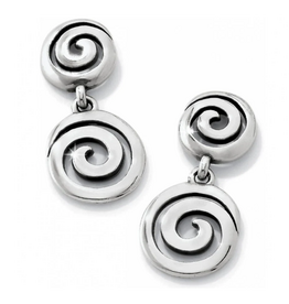 Brighton Brighton Silver Vertigo Post Drop Earrings