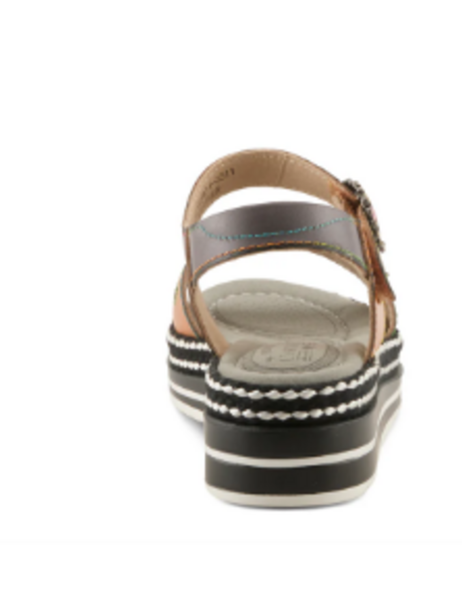 L' Artiste L' Artiste Laga  Navy Multi Sling Back Sandal