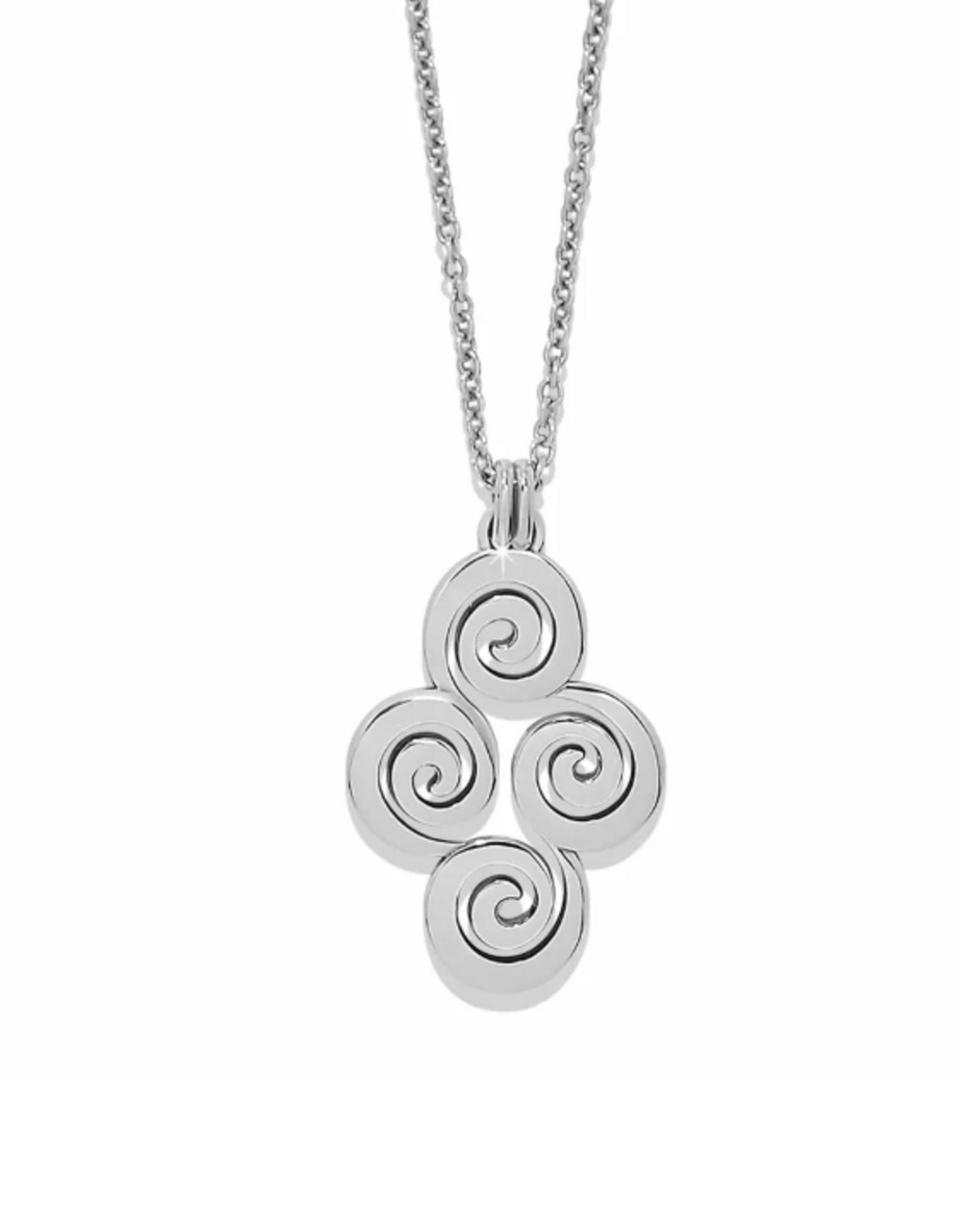 Brighton Brighton Silver Vertigo Spiral Necklace