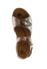 L' Artiste L' Artiste OffTrak  Multi Color Velcro Closure Sandal