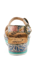 L' Artiste L' Artiste OffTrak  Multi Color Velcro Closure Sandal