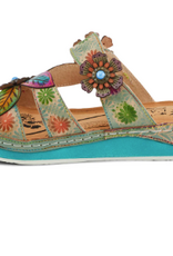 L' Artiste L' Artiste Pillow Soft Grey Multi  Backless Sandal