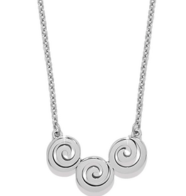 Brighton Brighton Silver Vertigo Spiral Trio Necklace