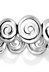 Brighton Brighton Silver Vertigo Hinged Bangle
