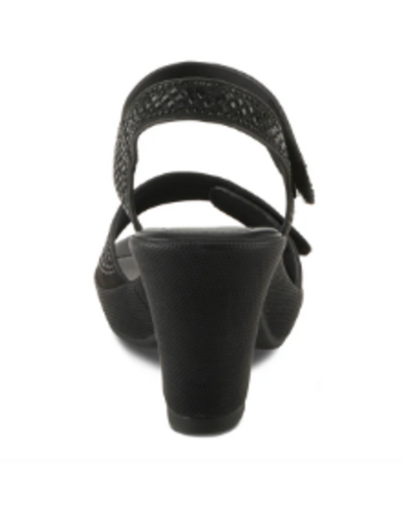 Patricia Patricia Shine Black Rhinestone Embellishment Sandal