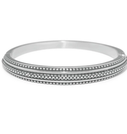 Brighton Brighton Silver Ferrara Scala Hinged Bangle