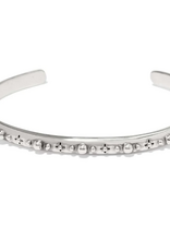 Brighton Brighton JF0311 Silver Mosaic Mojave Slim Cuff Bracelet
