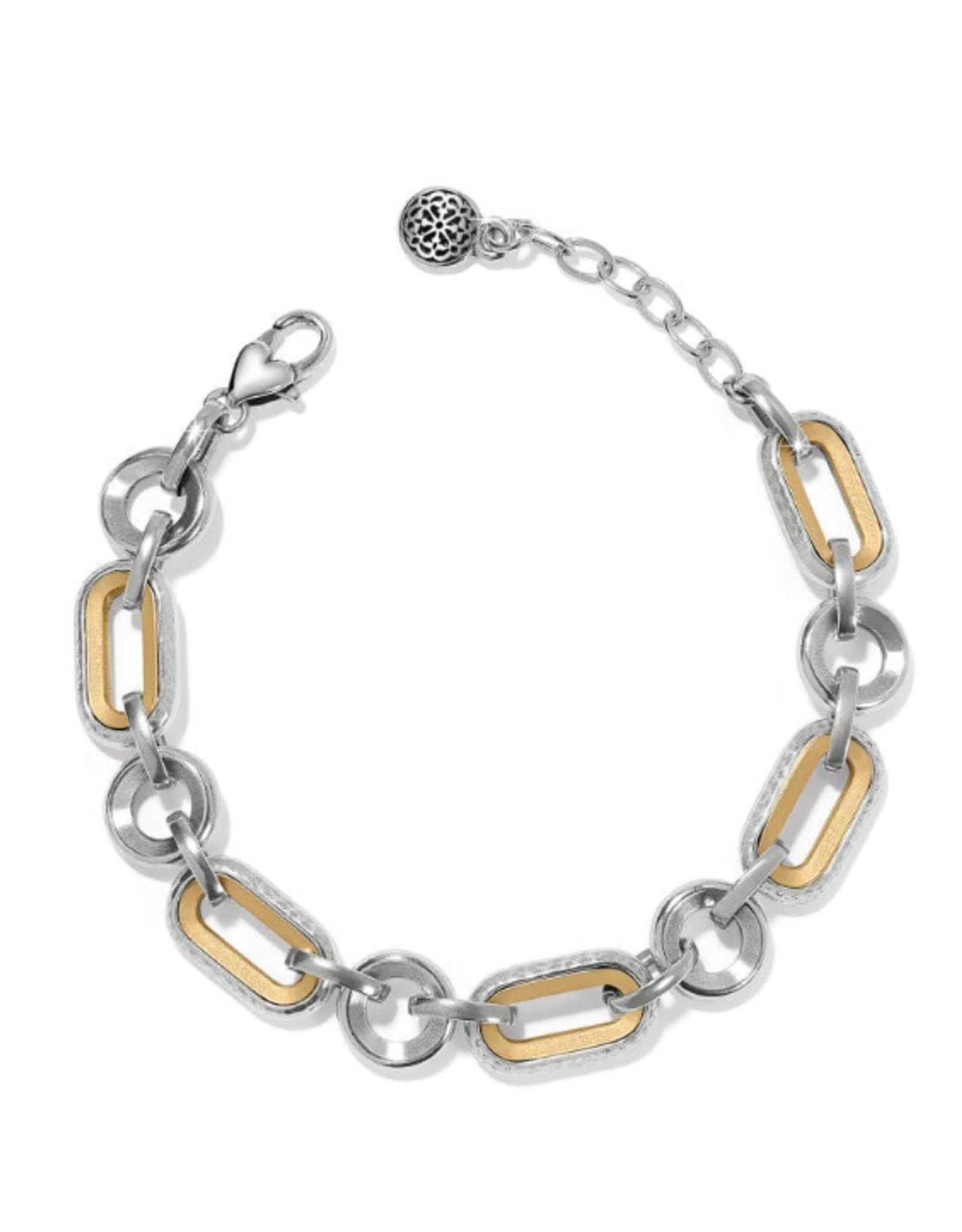 Brighton Brighton Silver/Gold Medici Two Tone Link Bracelet