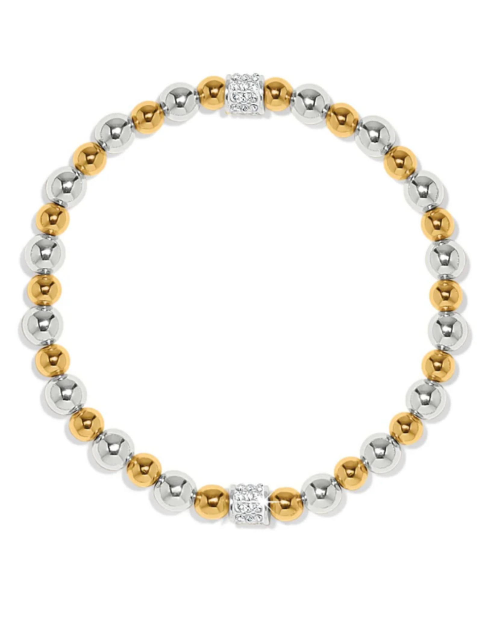 Brighton Brighton Silver/Gold Meridian Petite Stretch Bracelet