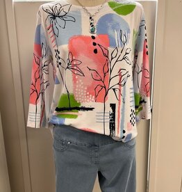 Ruby Rd Ruby Road Light Blue Pull On Tencel Capri