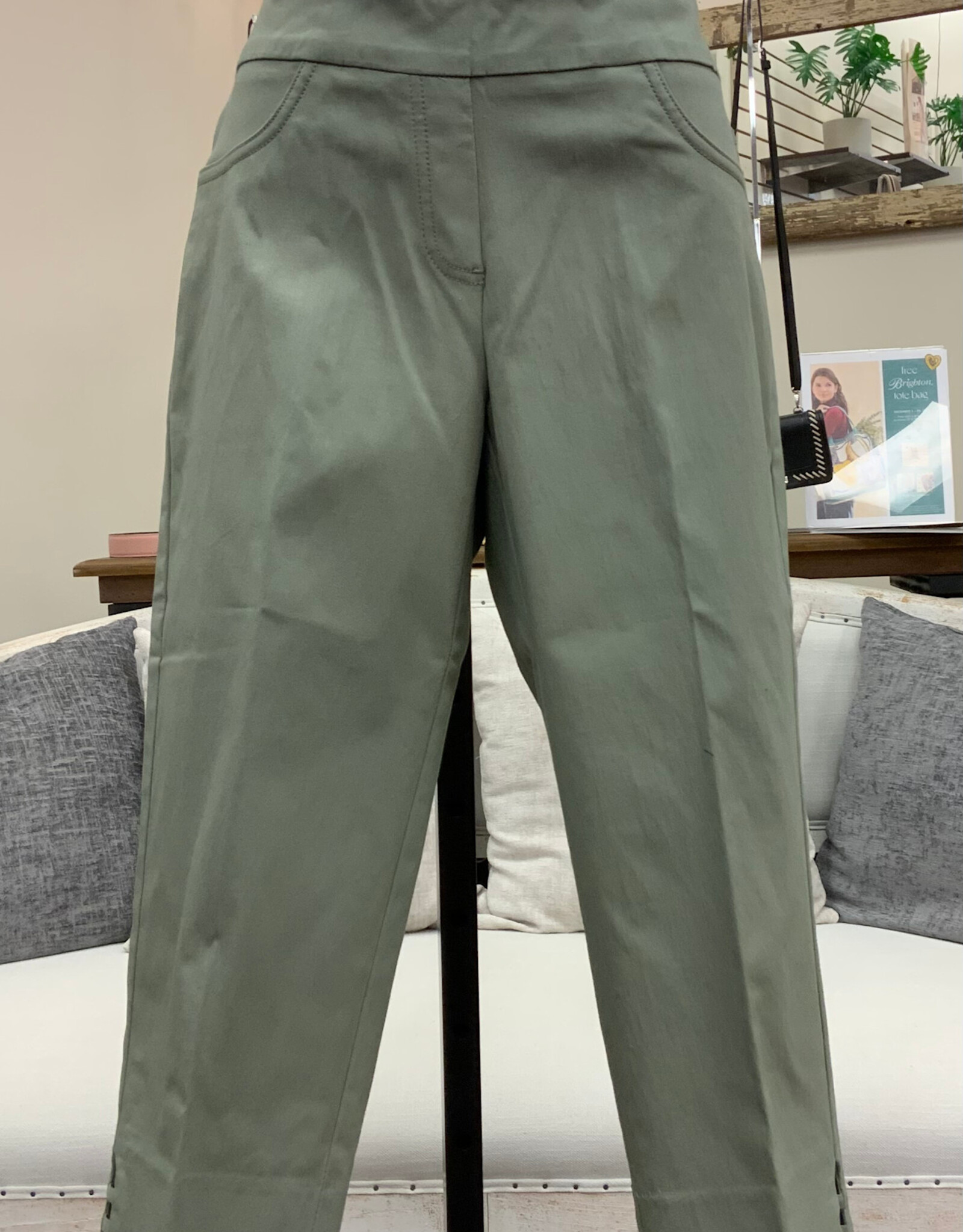 Ruby Rd Ruby Road Sage Pull On Solar Tech Ladder Hem Capri