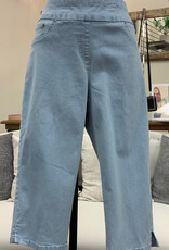 Ruby Rd Ruby Road Chambray Denim Pull On Capri